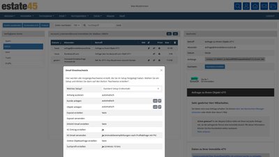 Email Tool Startseite