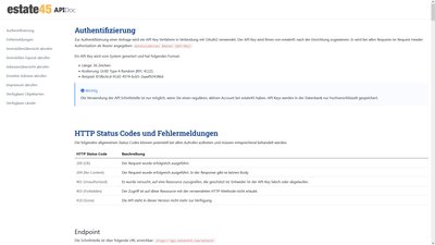 API Schnittstelle