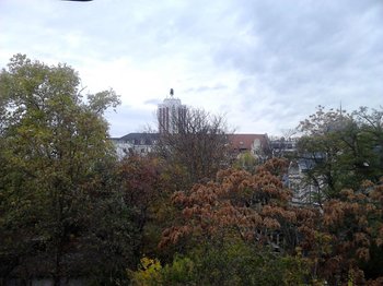 Blick vom Balkon