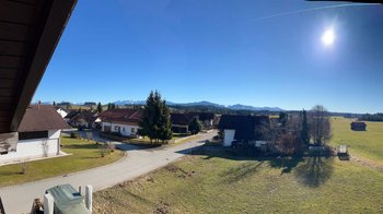 Blick vom Balkon