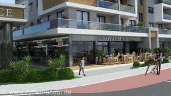 Immobilie Nordzypern | Anlage, in der die Wohnung sein wird