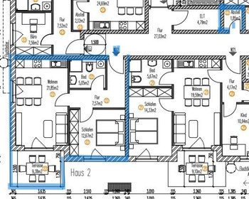Grundriss WE22