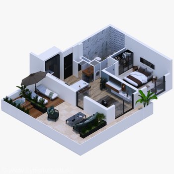Immobilie Nordzypern | Wohnungstyp in diesem Projekt