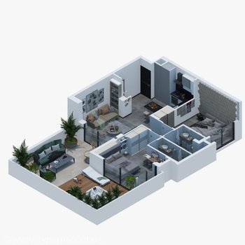 Immobilie Nordzypern | Wohnungstyp in diesem Projekt