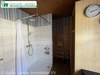 Dusche im Keller 