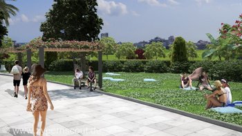 Immobilie Nordzypern | Park an der Anlage