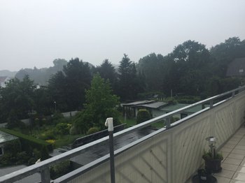 Blick vom Balkon