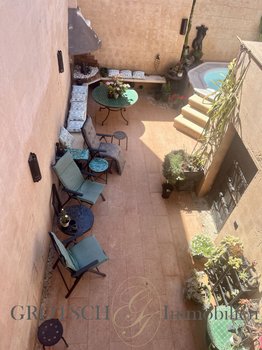 Patio - Blick von oben 