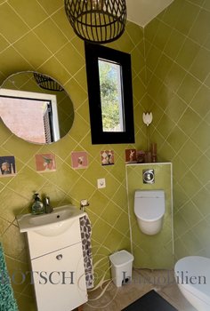 Gäste WC im Patio (Pissoir u.WC)