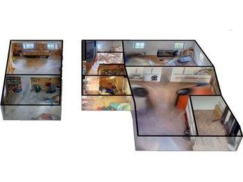 3D-Grundriss Nebengebäude / Garage
