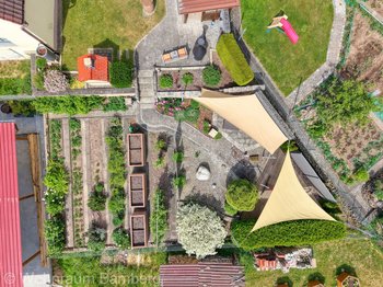 Luftbild Garten