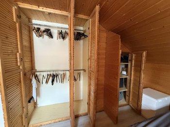 Einbauschrank im Schlafbereich