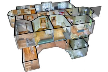3D Grundriss - Gesamt