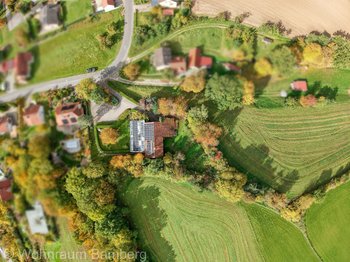 Luftbild von oben fern