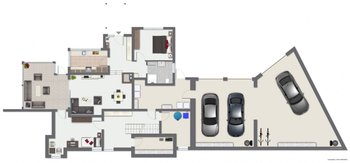 Souterrain (mit Einliegerwohnung)