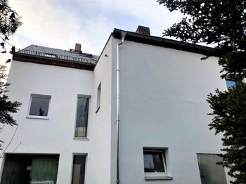 Rückansicht des Hauses