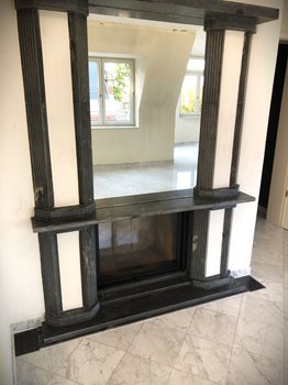 Kamin im Wohnzimmer