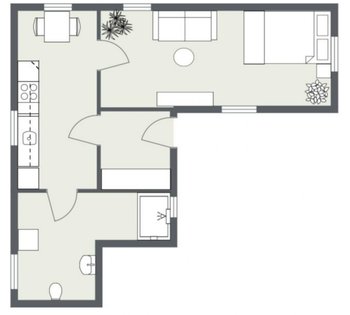 Grundriss Einliegerwohnung