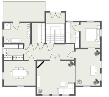 Grundriss Obergeschoss