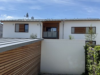 Ansicht auf den Balkon 