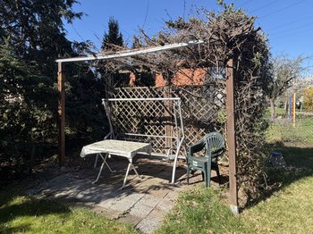 Sitzecke im Garten