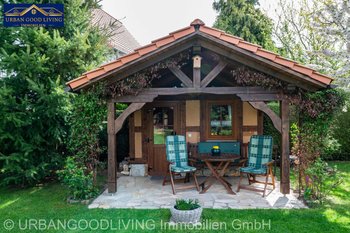 Gartenhaus mit Outdoor Küche
