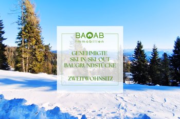 Genehmigte Ski-in/Ski-out Baugrundstücke mit Zweitwohnsitz