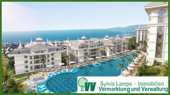 Traumhafte Wohnung, in toller Anlage mit Meerblick !