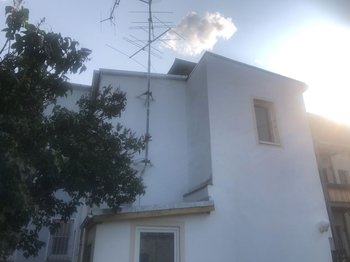 Abendstimmung im Innenhof