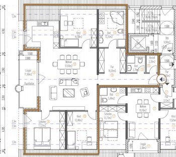 Grundriss WE18