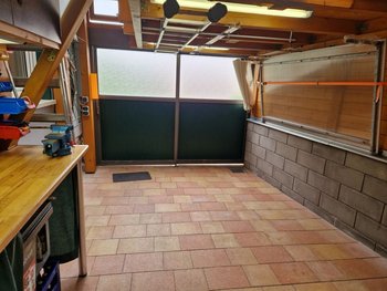 Überdachter Innenhof