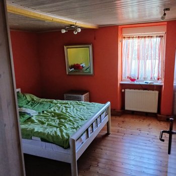 Schlafzimmer eingerichtet
