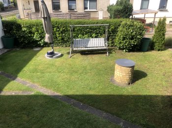 innenliegender Garten