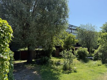 Außenansicht hinter dem Haus