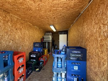 Lagerfläche im Container