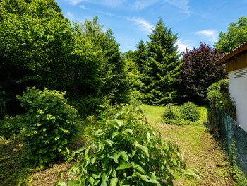 Grünstreifen mit Bachlauf