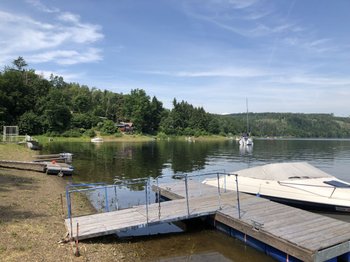 Ufer unterhalb des Grundstücks