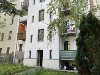 Blick vom Hinterhof