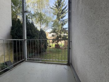 Blick vom Balkon