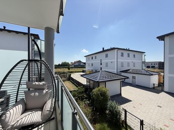 Aussicht vom Balkon
