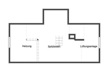 Grundriss Spitzboden